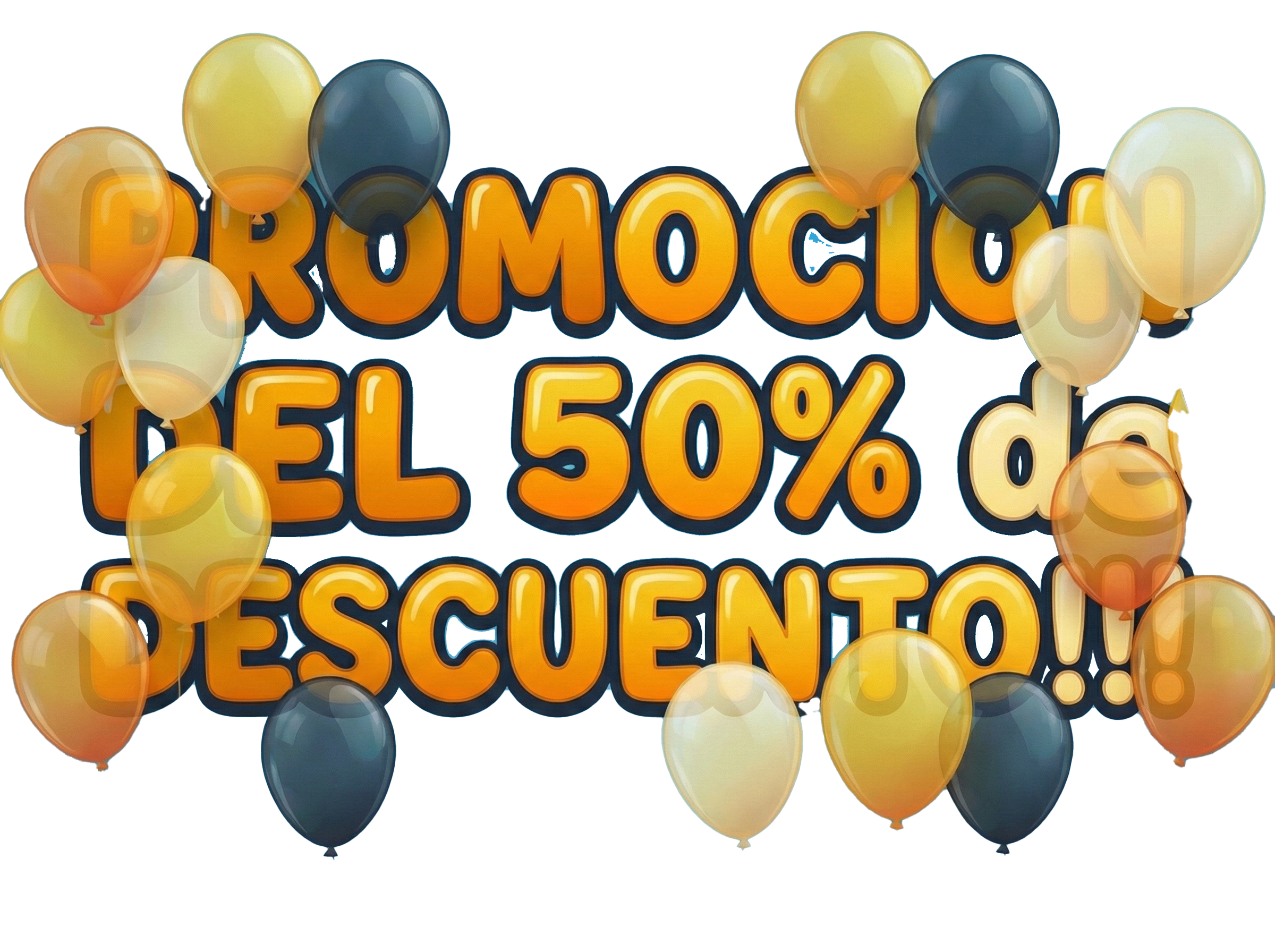 Promoción especial con globos y descuento en llaves digitales